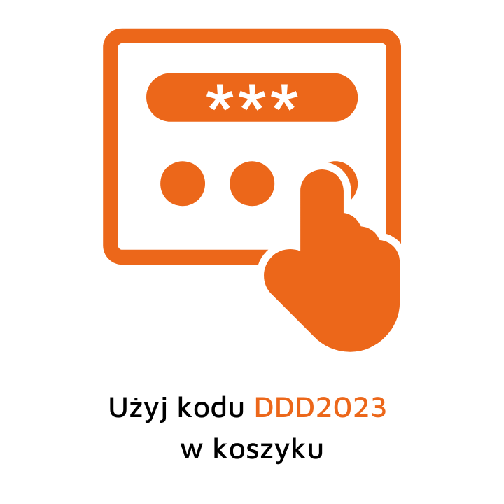 Użyj kodu DDD2023 w koszyku